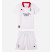 Camiseta AC Milan Visitante Equipación para niños 2024-25 manga corta (+ pantalones cortos)